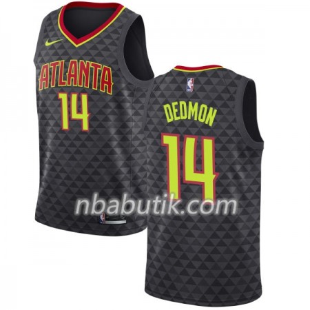 NBA Mænd Trøje Atlanta Hawks Dewayne Dedmon 14 Nike 2017-18 Sort Swingman